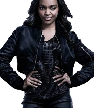 Black Lightning Jennifer Pierce Cropped Jacket