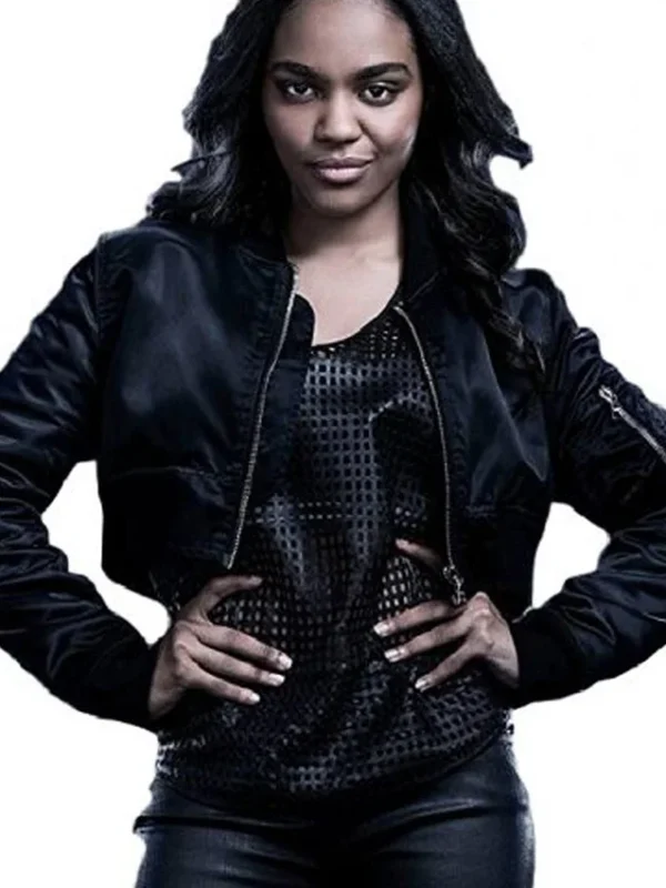Black Lightning Jennifer Pierce Cropped Jacket