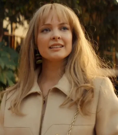 Black Mirror S06 Auden Thornton Beige Jacket