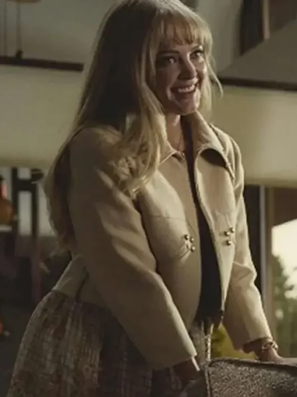 Black Mirror S06 Auden Thornton Beige Jacket