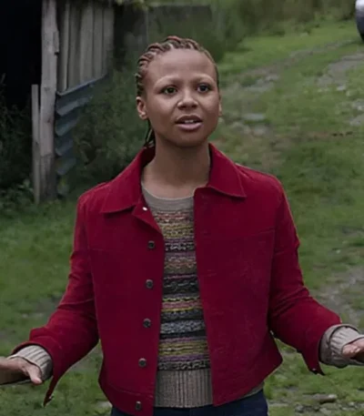 Black Mirror S06 Myha’la Herrold Red Jacket