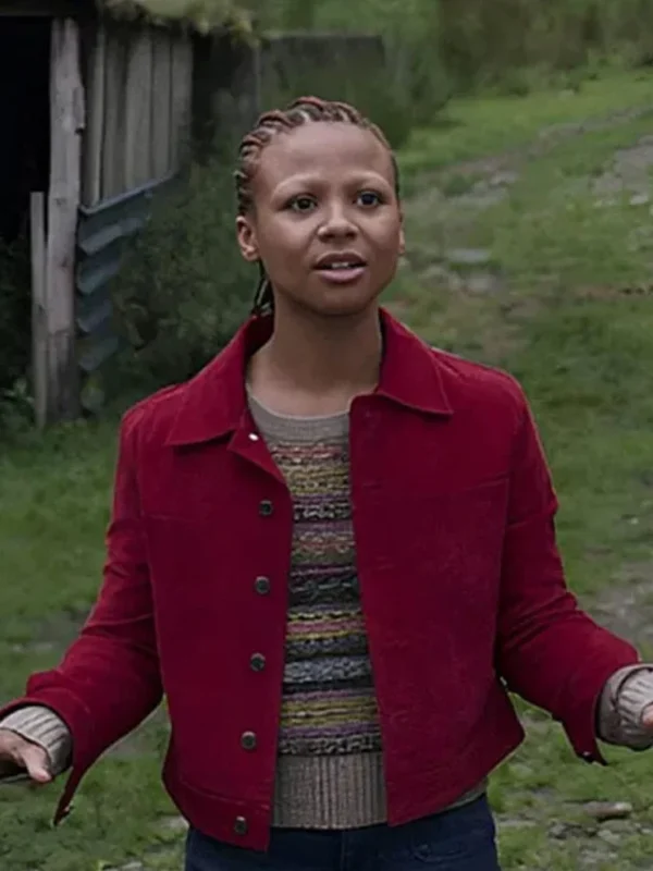 Black Mirror S06 Myha’la Herrold Red Jacket