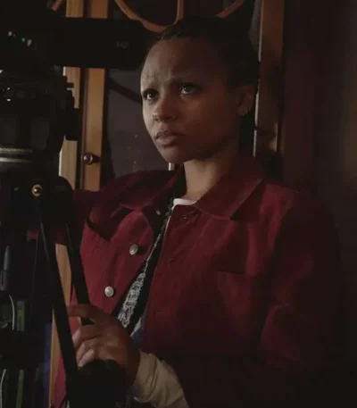 Black Mirror S06 Myha’la Herrold Red Jacket