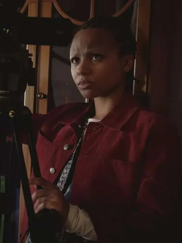 Black Mirror S06 Myha’la Herrold Red Jacket