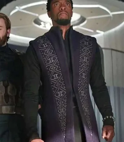 Black Panther Avengers Infinity War T’challa Long Coat