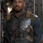 Black Panther Erik Killmonger Leather Costume Vest