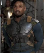 Black Panther Erik Killmonger Leather Costume Vest