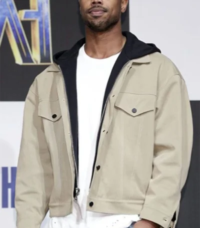 Black Panther Michael B Jordan Seoul Premiere Jacket