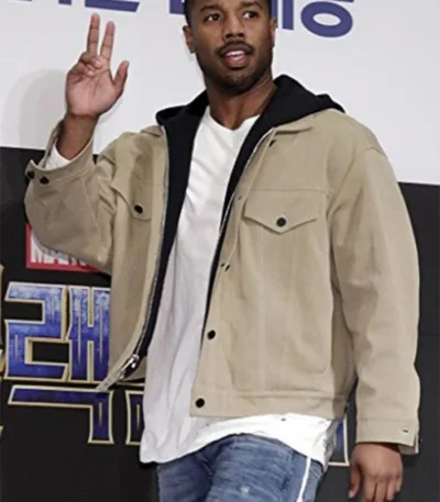 Black Panther Michael B Jordan Seoul Premiere Jacket