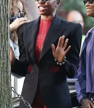 Black Panther Wakanda Forever Okoye Black Blazer