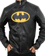 Black & Yellow Batman Lego Leather Jacket