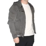 Dave Wilson Bloodshot Grey Hooded Jacket