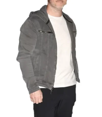 Dave Wilson Bloodshot Grey Hooded Jacket