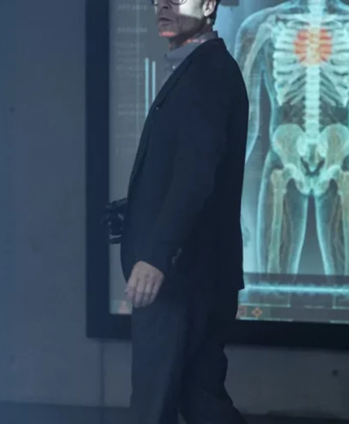 Guy Pearce Bloodshot Black Coat Guy Pearce Bloodshot Black Coat