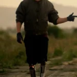 Sam Heughan Bloodshot Green Bomber Jacket