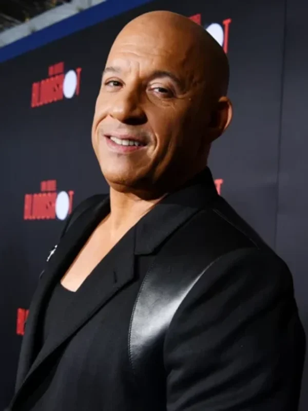 Vin Diesel Bloodshot Event Black Blazer Coat