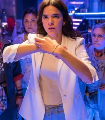 Blue Beetle 2023 Bruna Marquezine White Blazer