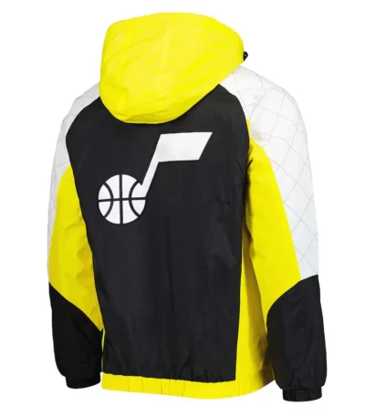 Body Check Utah Jazz Half-Zip Hoodie Jacket