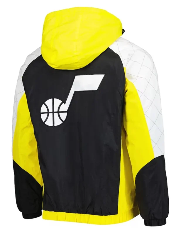 Body Check Utah Jazz Half-Zip Hoodie Jacket