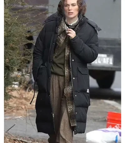 Boston Strangler 2023 Keira Knightley Black Coat