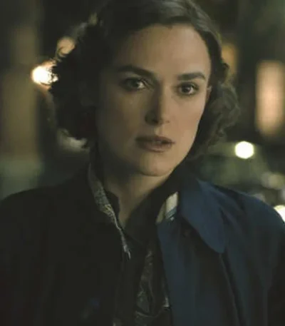 Boston Strangler 2023 Keira Knightley Blue Coat