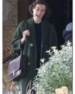 Boston Strangler 2023 Keira Knightley Green Coat