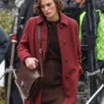 Boston Strangler 2023 Keira Knightley Red Coat