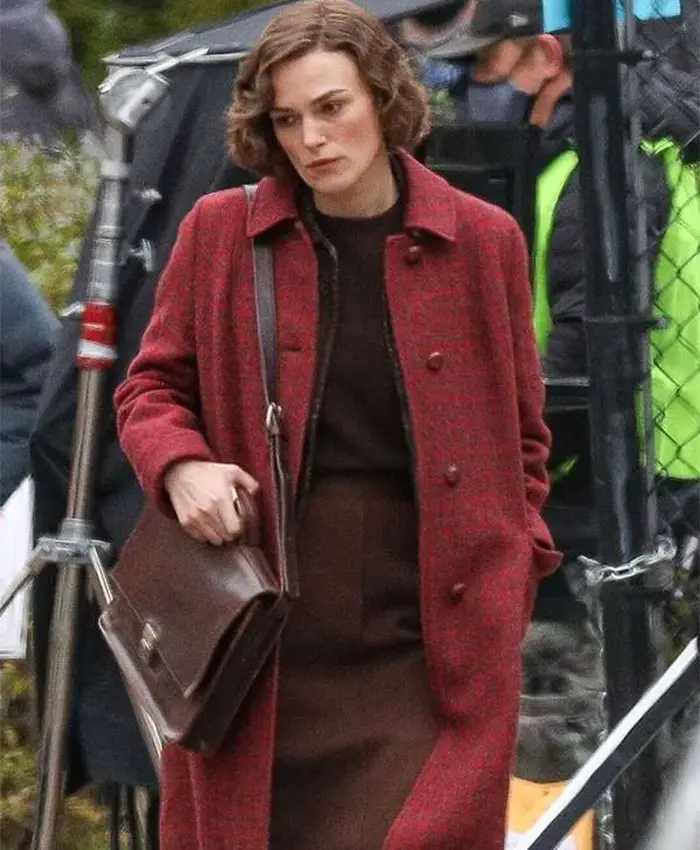Boston Strangler 2023 Keira Knightley Red Coat Boston Strangler 2023 Keira Knightley Red Coat