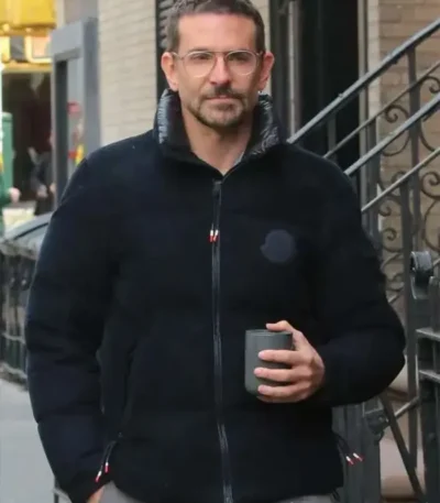 Bradley Cooper New York City 2023 Blue Jacket