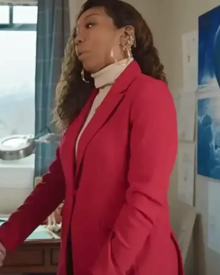 Brandy Norwood Best Christmas Ever 2023 Pink Suit Brandy Norwood Best Christmas Ever 2023 Pink Suit