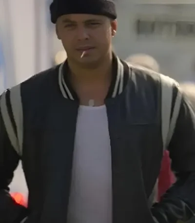 Brassic S05 Ash Black Varsity Jacket