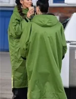 Brassic S05 Michelle Keegan Green Long Coat