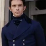 Bridgerton S02 Anthony Double Breasted Blue Tailcoat