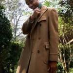 Bridgerton S02 Simon Basset Mens Long Wool Trench Coat