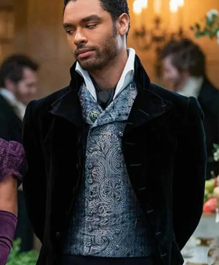 Bridgerton Simon Basset Velvet Black Long Tailcoat Bridgerton Simon Basset Velvet Black Long Tailcoat
