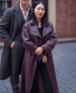 Bridgerton Sophie Baek Leather Coat