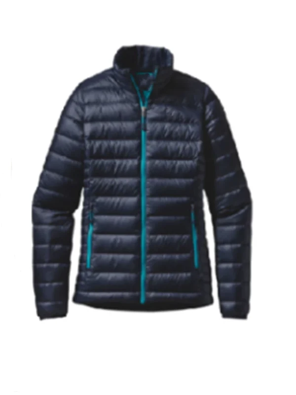 Britney Haynes The Traitors US Blue Puffer Jacket
