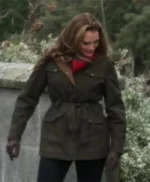 Brooke Shields A Castle For Christmas Green Jacket