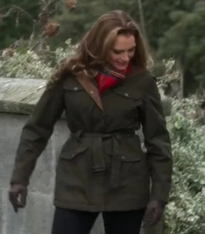 Brooke Shields A Castle For Christmas Green Jacket