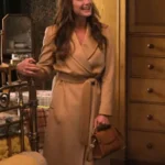 Brooke Shields A Castle for Christmas Long Trench Coat
