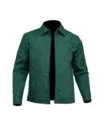 Bullet Train Brad Pitt Green Cotton Jacket