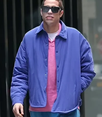 Bupkis 2023 Pete Davidson Purple Jacket