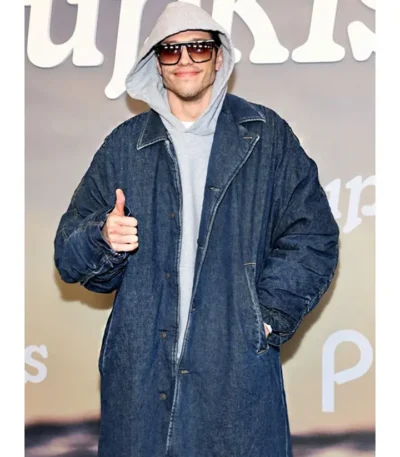 Bupkis Pete Davidson Premiere Denim Coat