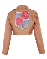 Attack on Titan Garrison Regiment Brown Cropped Jacket