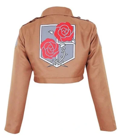 Attack on Titan Garrison Regiment Brown Cropped Jacket