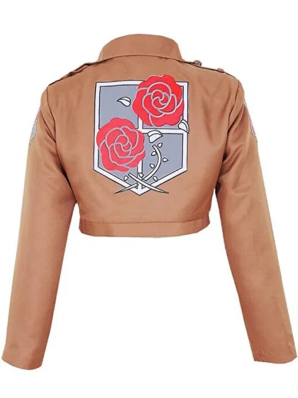Attack on Titan Garrison Regiment Brown Cropped Jacket