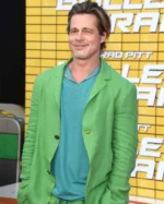 Brad Pitt Bullet Train 2022 Green Suit