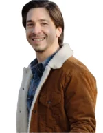 Christmas With The Campbells Justin Long Brown Jacket