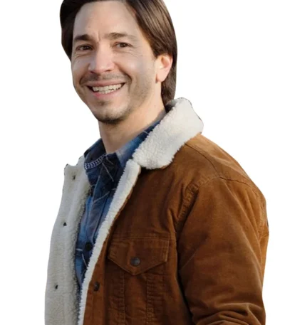 Christmas With The Campbells Justin Long Brown Jacket