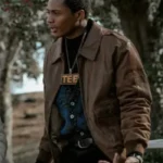 Da’Vinchi BMF Bomber Leather Jacket